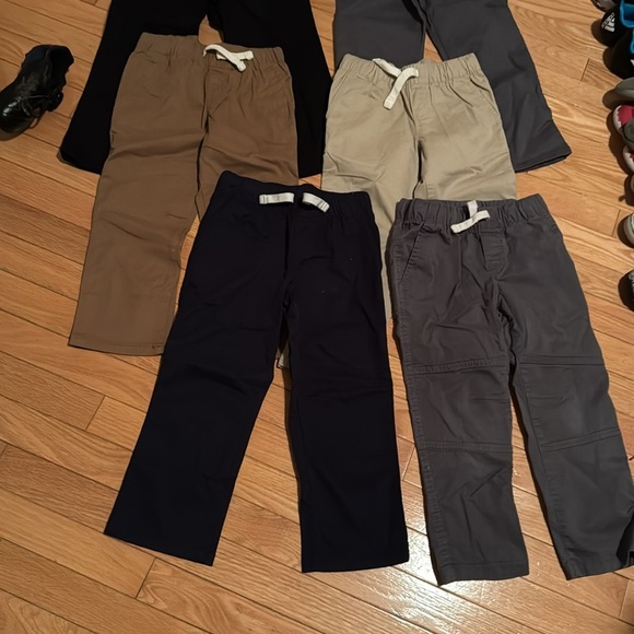 Bundle of six cat & Jack khaki style pants - Picture 3 of 3